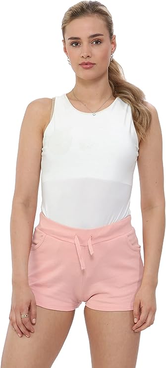 Women's Sports Shorts Jogger Short Pants Bottoms Drawstring Waist (Size 12) image 2