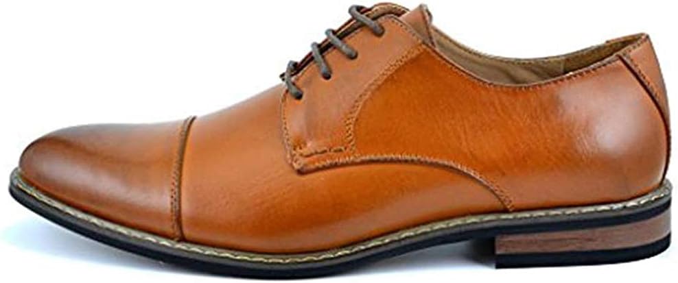 Bruno Marc Mens Oxfords Shoes, Men's Lace-ups Formal Dress Derby, Leather Shoes for Men in Smart Cacual Shoes for Walking, Parade, Brogues, Suit, Wedding