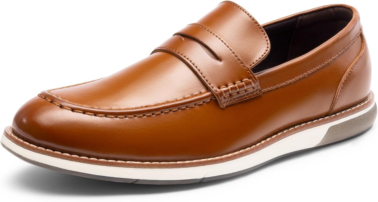 Bruno Marc Men's Penny Loafer Slip-on Shoes