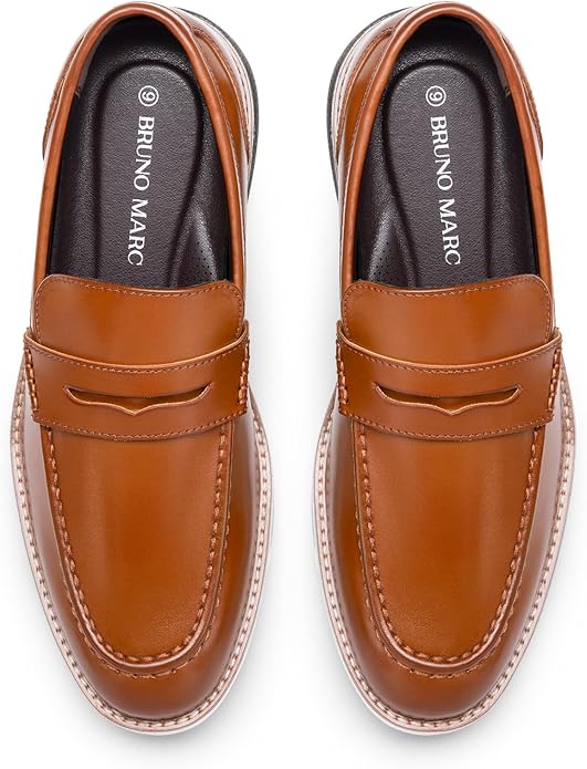 Bruno Marc Men's Penny Loafer Slip-on Shoes