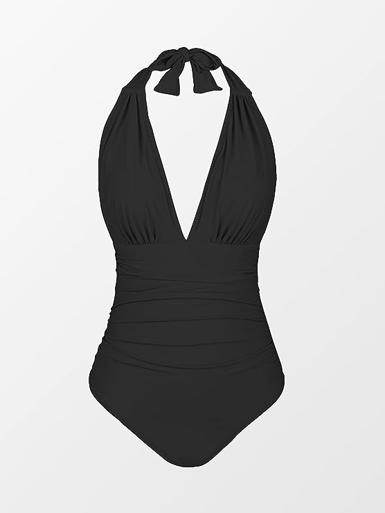 CUPSHE Women Swimsuit One Piece V Neck image 2