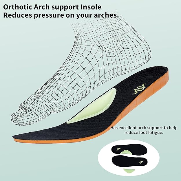 GOOBON Womens Walking Shoes with Arch Support Trainers image 3