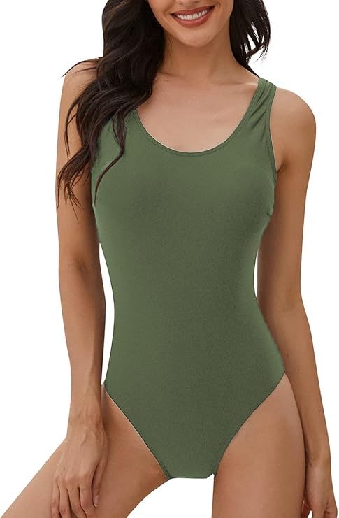 Heekpek One Piece Swimsuit Women Tummy Control Swimsuit High Waisted Women Swimm image 1
