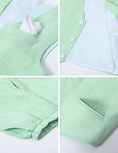 mintgreen Boys Wedding Suits Set image 2