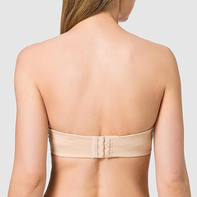 Iris & Lilly Women's Microfibre Strapless Bra image 3