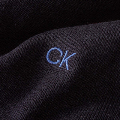 Calvin Klein Mens 2024 Crew Neck Cotton Breathable Golf Sweater image 1