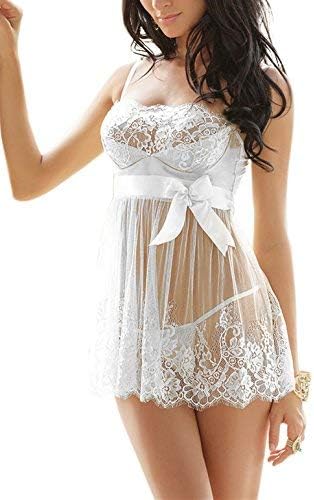 Charmnight Babydoll Sexy Lingerie for Women Nightwear Set Lace Sleepwear image 0