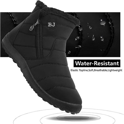 JOINFREE Ladies Winter Boots Women Boots Snow Boots Flat Ankle Boots Short Boots image 5