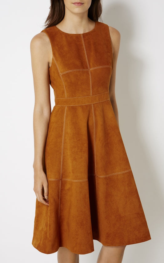 Karen Millen, Suede Dress image 0