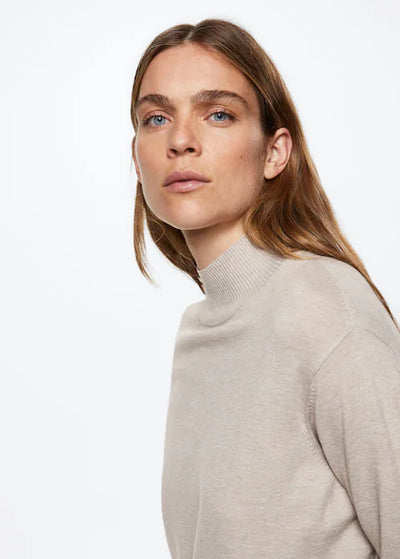 Perkins neck knitted dress, Size 8 image 0