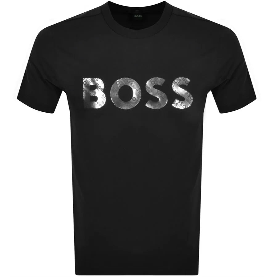 Boss Mirror Print T Shirt 12-13 yrs image 0