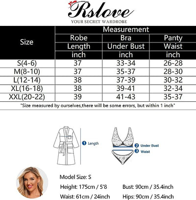 Sexy Lingerie for Women Lace Lingerie Set with Mesh Robe 3 Piece Set Sleepwear N image 2