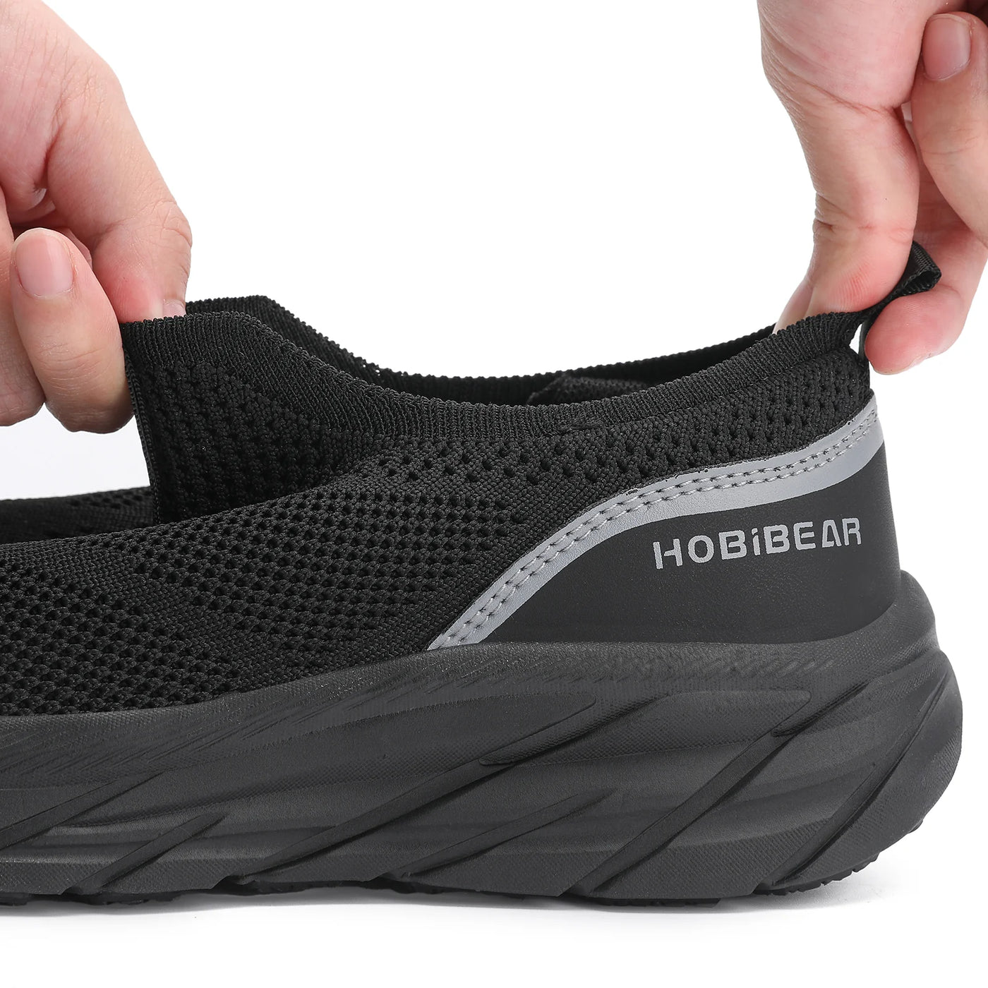 HOBIBEAR Slip On Women Walking Sneakers Lightweight Arch Support image 1