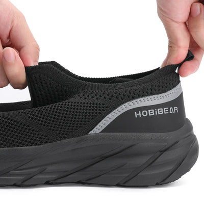 HOBIBEAR Slip On Women Walking Sneakers Lightweight Arch Support image 1