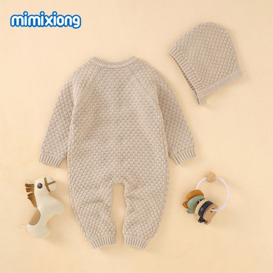 100% Cotton Baby Knitted 2pc Clothing Set image 3