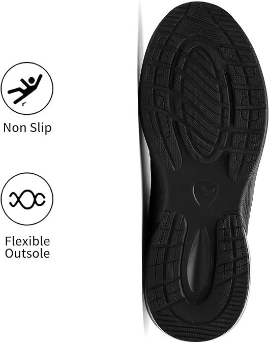 Quseek Trainers Men Running Shoes Breathable Non Slip