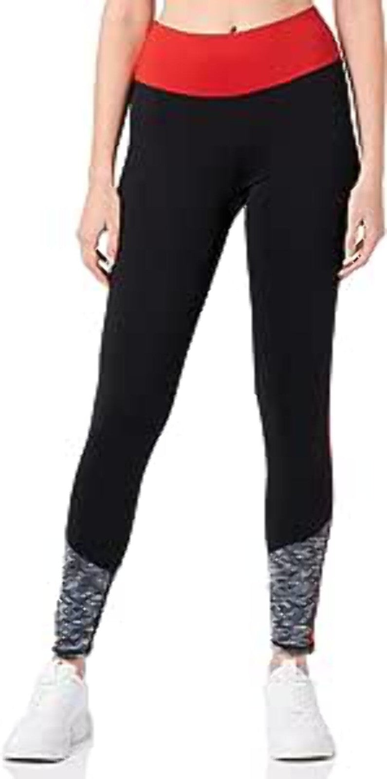 Women's High Waist Tummy Compression Slimming Leggings Yoga Pants (M)