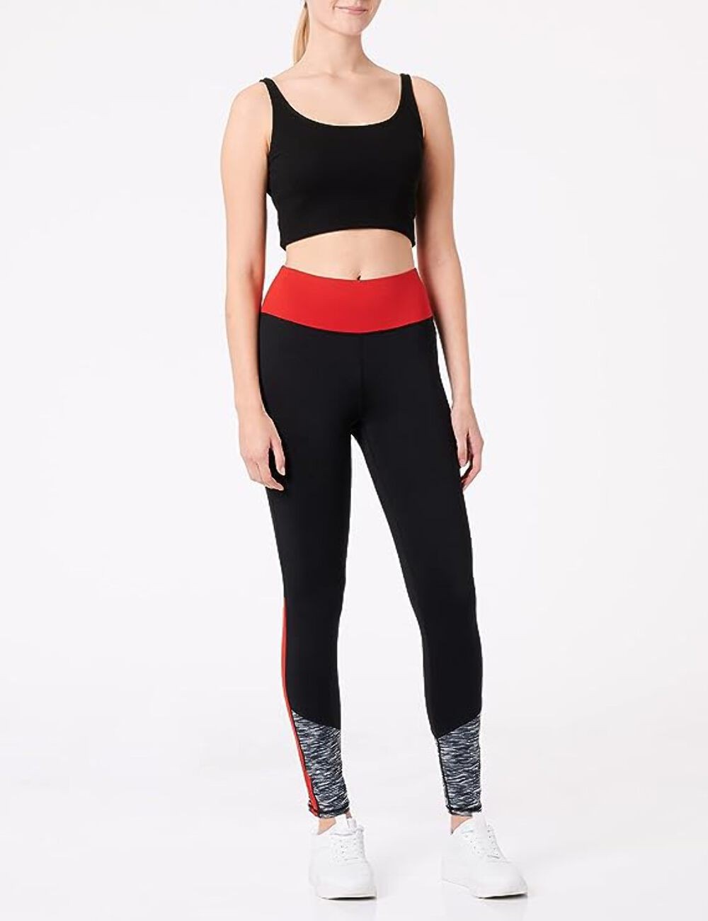 Women's High Waist Tummy Compression Slimming Leggings Yoga Pants (M)