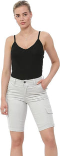 Women's Cotton Combat Cargo Chino Shorts (Size 18)