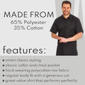 Smartwear Men's Deluxe: Short/Full Sleeve Shirt