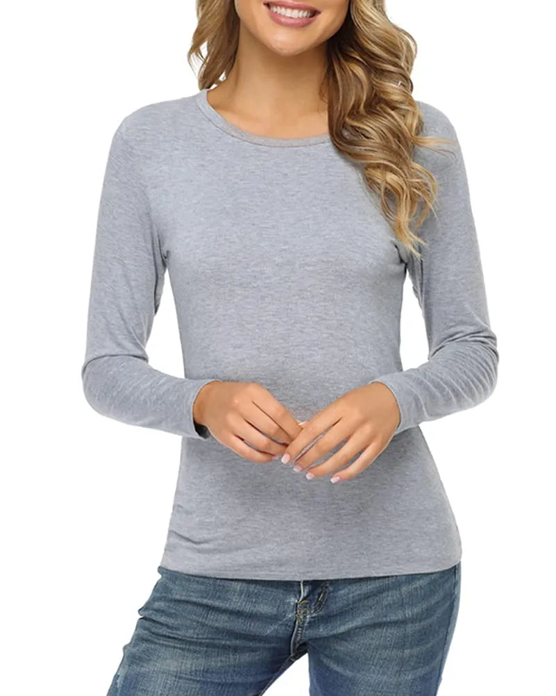 Fuinloth T-shirt long sleeve, ladies image 4