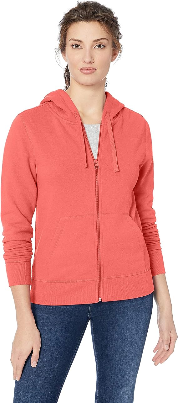 Amazon Essentials Women's French Terry Fleece Full-Zip Hoodie image 0