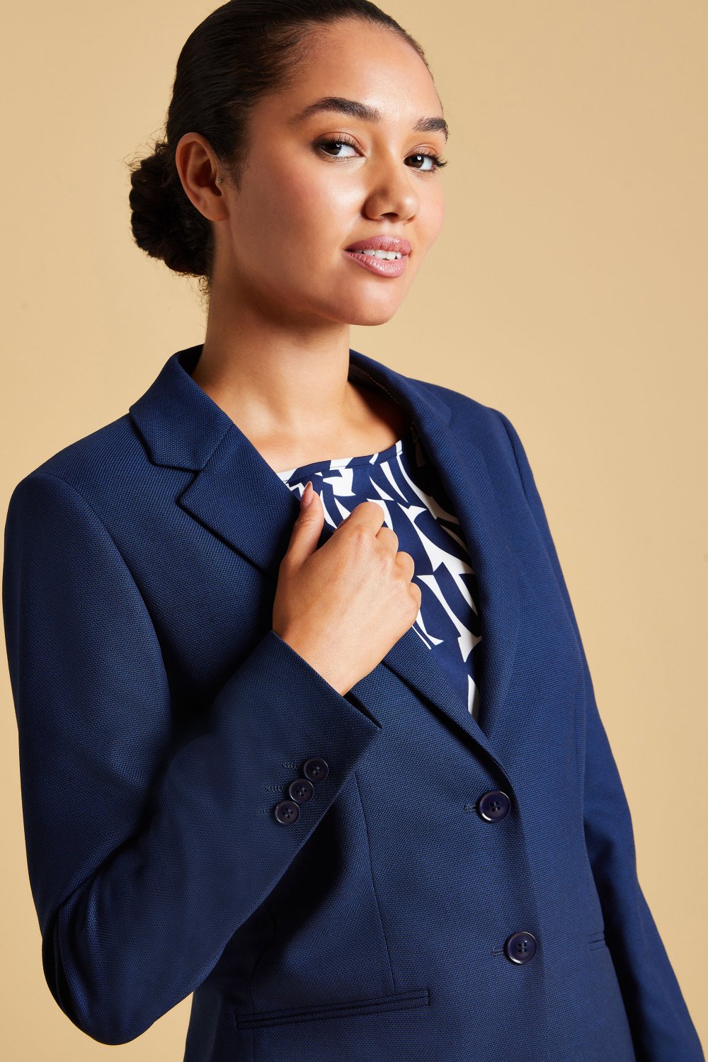 Contemporary Women's Two Button Skirt Suit image 0