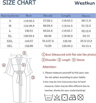 Women's Peacock Kimono Long Bathrobes Dressing Gown Japanese Robe Silk image 4