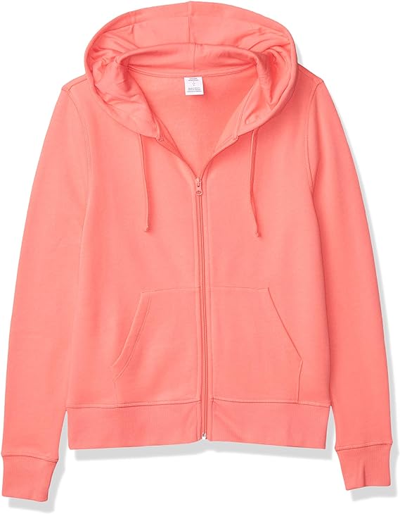 Amazon Essentials Women's French Terry Fleece Full-Zip Hoodie image 2