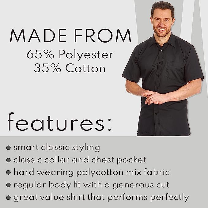 Smartwear Men's Deluxe: Short/Full Sleeve Shirt image 1
