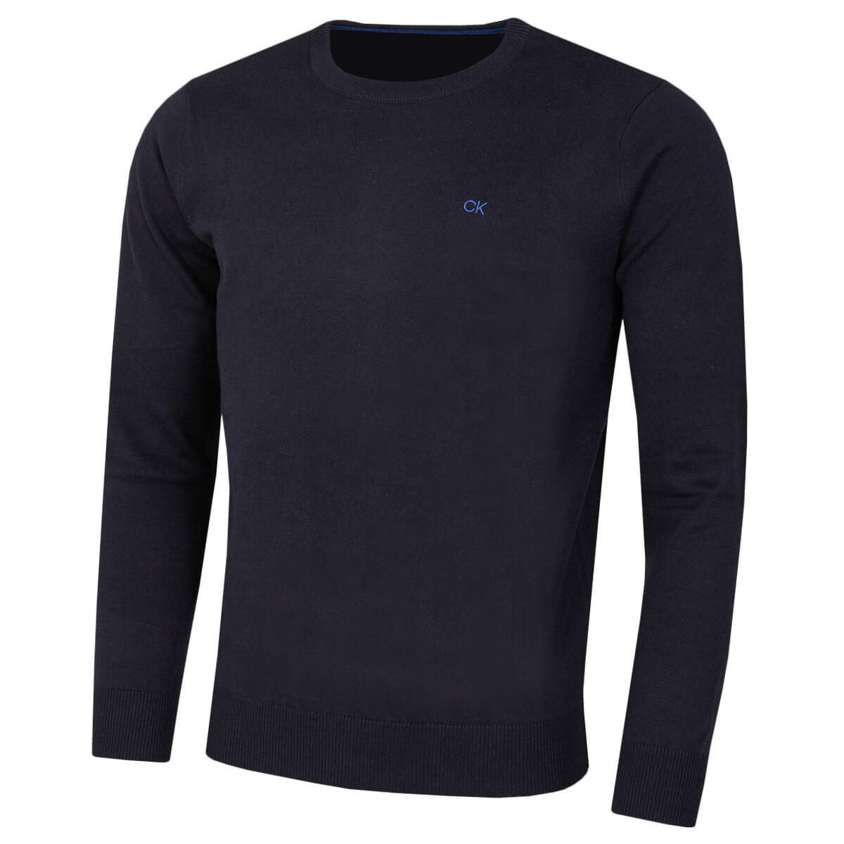 Calvin Klein Mens 2024 Crew Neck Cotton Breathable Golf Sweater image 0
