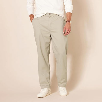 Men's Classic-Fit Wrinkle-Resistant Flat-Front Chino Trouser image 1