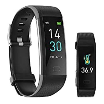Activity Tracker Fitness Trackers Smart Watch with Body Temperature Heart Rate B image 0