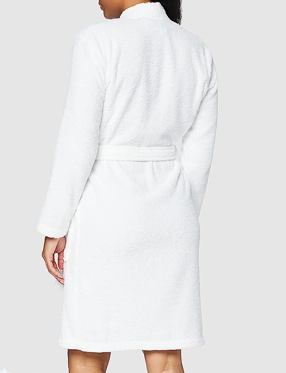 Iris & Lilly Women's Short Terry Towelling Dressing Gown image 2