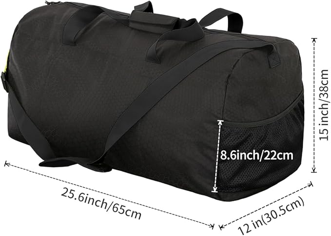 Eono 90L Foldable Travel Duffle Bag Hold All Travel Luggage Bag Holiday Bag with image 3