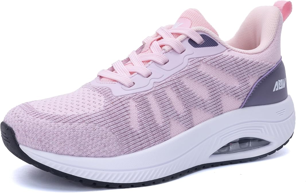 RomenSi Women's Trainers with Arch Support Tennis Walking Shoes Fashion Sneakers Orthotic Shoes for Plantar Fasciitis Nursing Work Gym