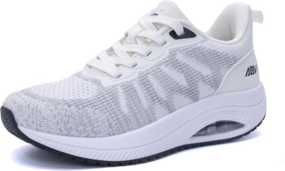 RomenSi Women's Trainers with Arch Support Tennis Walking Shoes Fashion Sneakers Orthotic Shoes for Plantar Fasciitis Nursing Work Gym