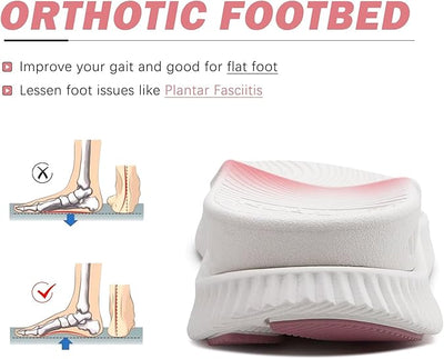 KuaiLu Womens Orthopedic Walking Sandals Ladies Recovery Sport Thick Athletic Cushion Outdoor Hiking Water Sandles Adjustable Strap Sandals