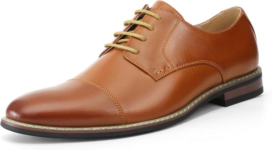 Bruno Marc Mens Oxfords Shoes, Men's Lace-ups Formal Dress Derby, Leather Shoes for Men in Smart Cacual Shoes for Walking, Parade, Brogues, Suit, Wedding