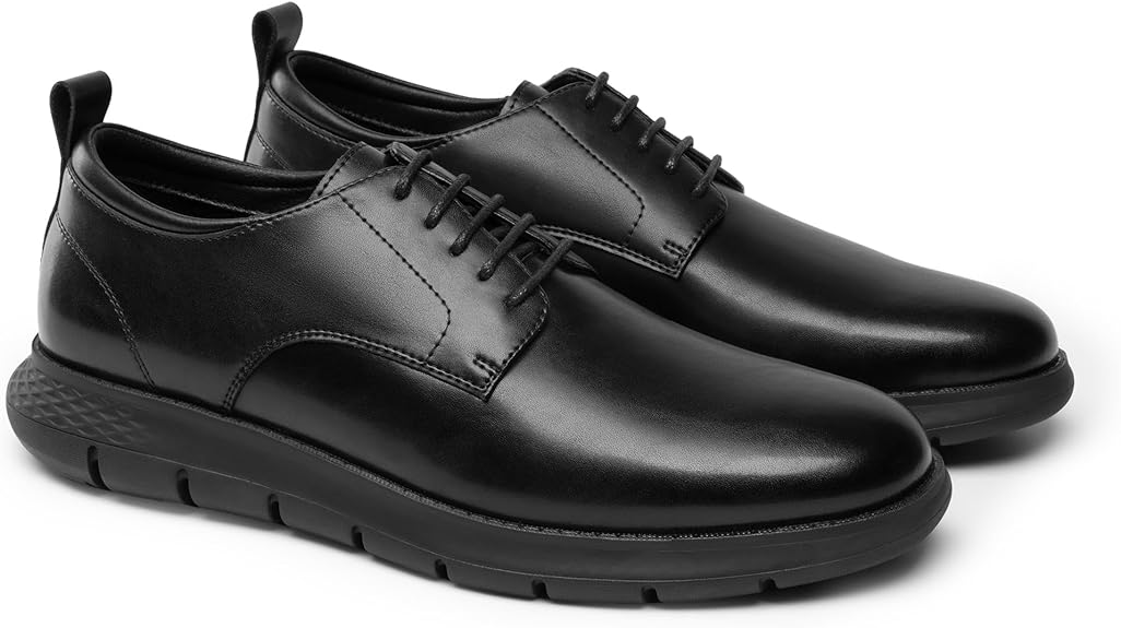 Bruno Marc Men's Casual Dress Sneakers Formal Business Shoes, Breathable Leather Upper Comfort Lightweight Cushioning Oxfords Crossflex NeatLite
