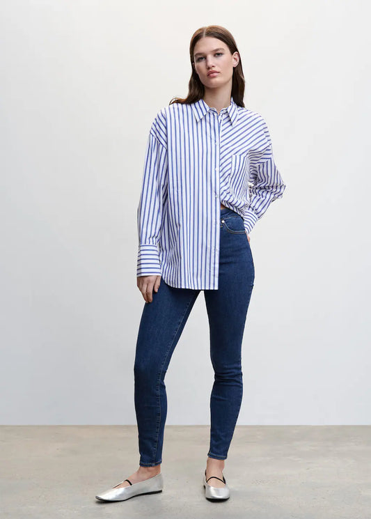 High-rise skinny jeans image 0