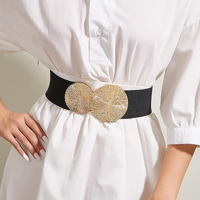 Anseom Retro Cinch Belt, Women's Elastic Vintage Belt image 1
