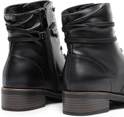 fur lined booties for women