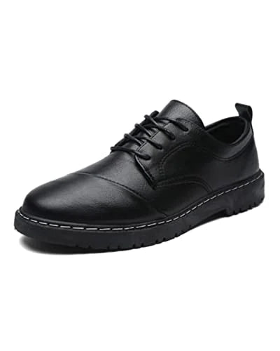 Mens Oxfords Leather Lace-ups Formal Business Dress Fashion Brogues Classic Derb image 0