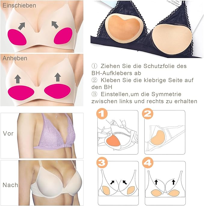 Scatter 9 pairs self adhesive Bra Pads image 1