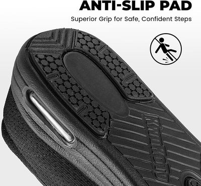 KWUKOTY Diabetic Shoes for Men, Men's Wide Width Elderly Shoes, Adjustable Closure Lightweight Breathable, Swollen Feet Walking Edema Sneakers