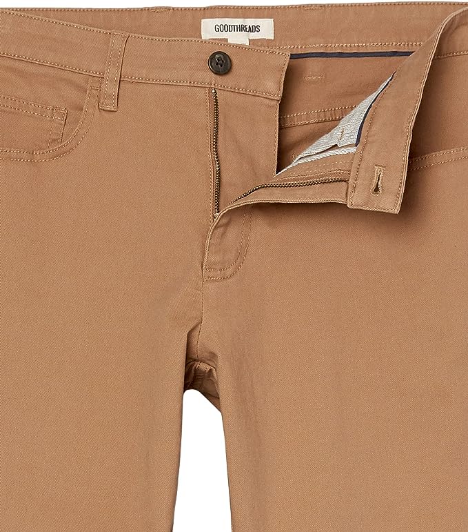 Men's Slim-Fit 5-Pocket Comfort Stretch Chino Trousers image 3