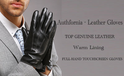 Men's Designer 3m Thinsulate Leather Driving Gloves image 0