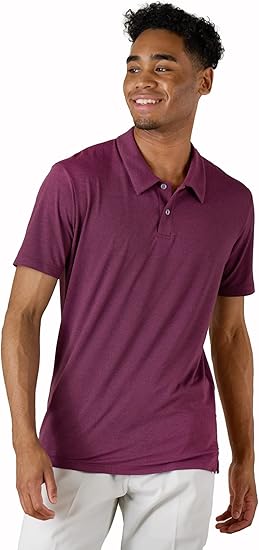 LAPASA Men's Sports Polo Shirt - Short Sleeve Quick-Dry & Breathable Perfect for image 0