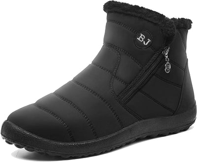 JOINFREE Ladies Winter Boots Women Boots Snow Boots Flat Ankle Boots Short Boots image 6